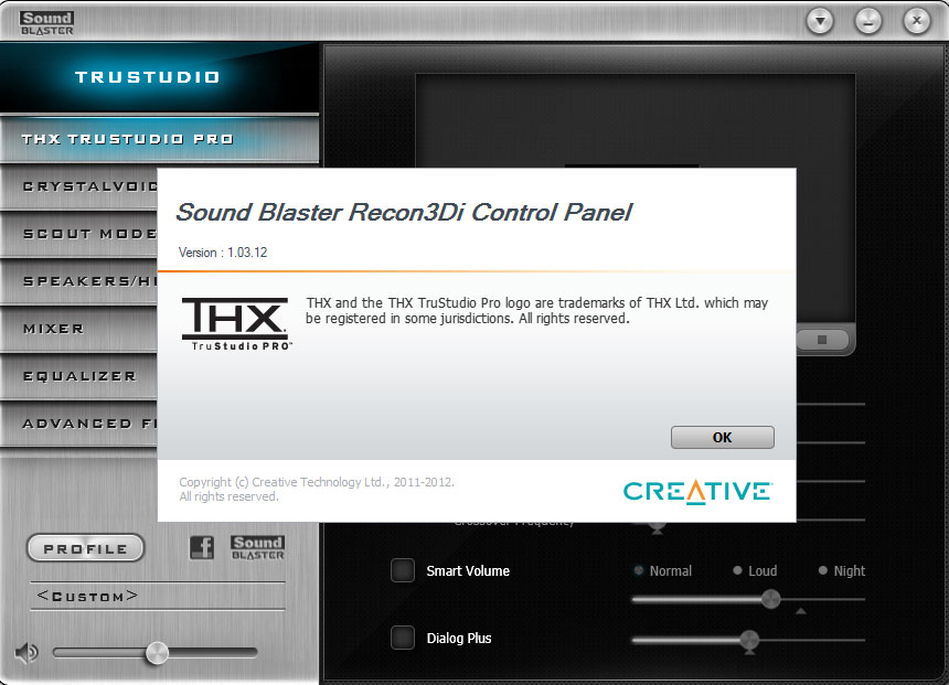 Creative audio control panel download